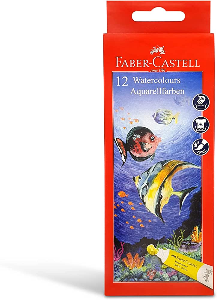 TEMPERA WATER COLOUR FABER 12C 370531