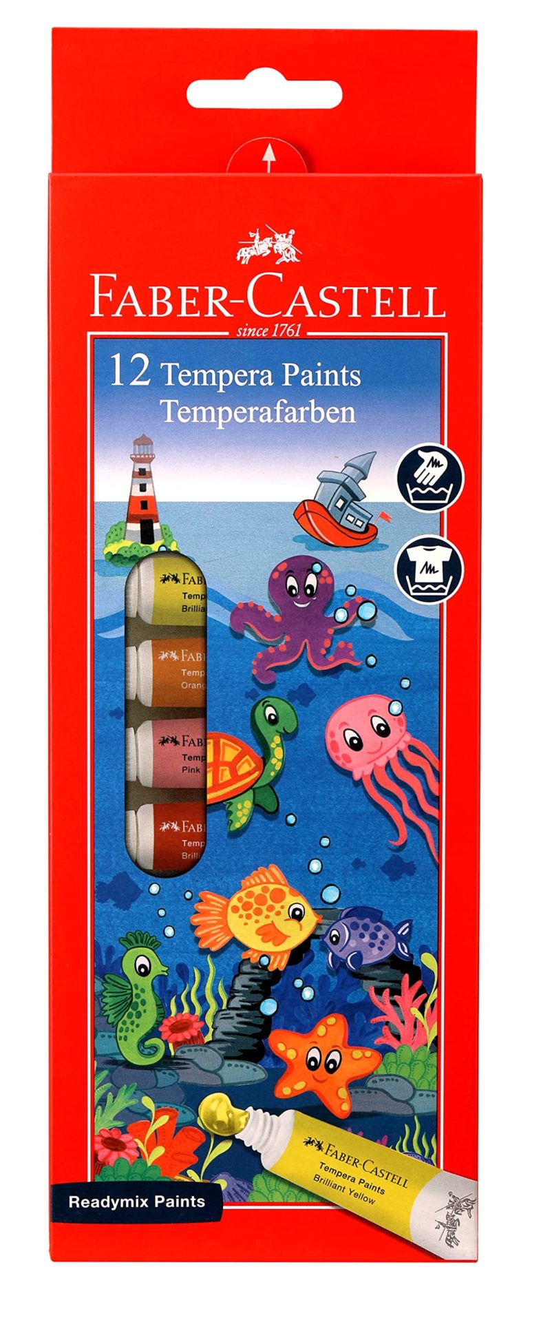 TEMPERA PAINT COLOUR FABER 12C 370530