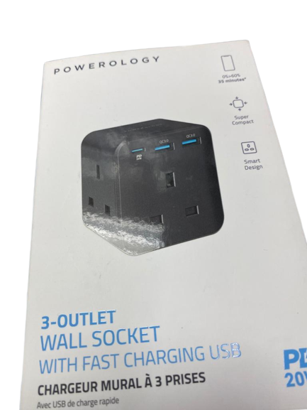 POWER ADAPTER POWERLOGY 3PIN MULTI 20W