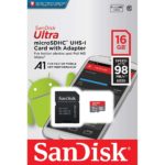 F/MEMORY MICRO SD 16GB ULTRA 98 653X