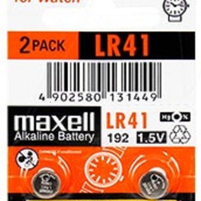BATTERY MAX LR41 02NOS