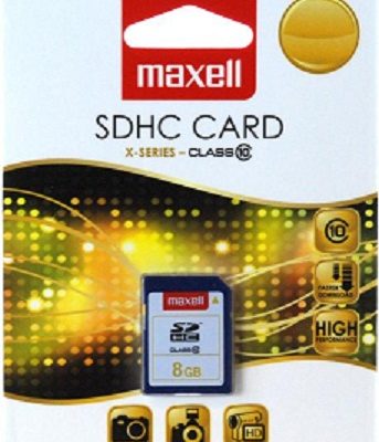 F/MEMORY SD 8GB MAXELL C10